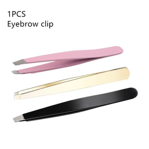 Pinzas de Cejas Ergonómicas de Acero Inoxidable con Punta Puntiaguda, Personalizadas al por Mayor, para un Diseño Preciso de las Cejas, Ecológicas y Ligeras - Product Image 1