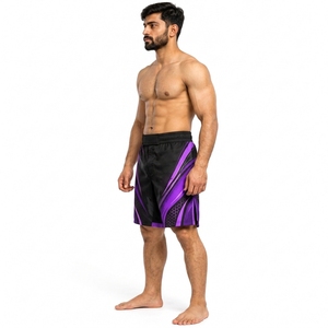 Shorts de sport MMA pour hommes, séchage rapide, tissu léger et flexible, pour l'entraînement et la performance sportive. - Product Image 3