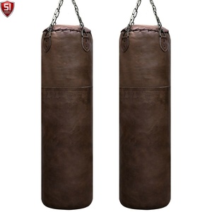 Saco de Boxeo de Cuero SUMROOS SI-SB-1888 con Suspensión de Cordones, 25 kg, Ecológico, para Entrenamiento en Gimnasio - Product Image 1