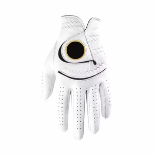 Gants de golf multicolores en cuir véritable antidérapants de haute qualité pour hommes et femmes, doux, respirants, protection UV, imperméables, sportifs - Product Image 4
