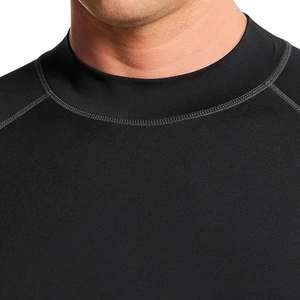 Chemises de compression athlétiques pour hommes, coupe ajustée, grande taille, légères, respirantes, extensibles dans quatre directions, manches longues - Product Image 2