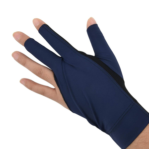Gants de billard Geo Brothers de haute qualité, respirants, à prix compétitif, imperméables, légers, à 3 doigts, avec fermeture auto-agrippante - Product Image 3