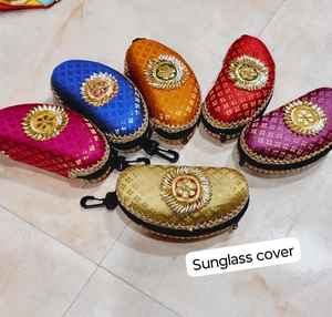 Stunning Fabric <b>Sunglasses</b> Cover with Traditional Design Outdoor Wedding Use Hot Selling New Arrival OEM 2026 Wholesale - Product Image 2