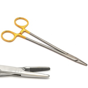 Pinzas Portaagujas de Acero Inoxidable a Precio Reducido, Portaagujas Mayo Hegar, Portaagujas TC, Pinzas de Carburo de Tungsteno ISO y CEMark - Product Image 1