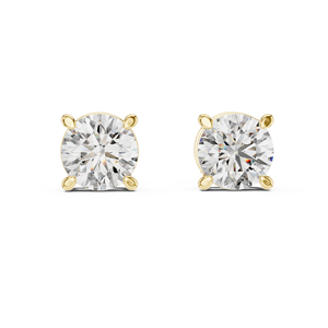 Boucles d'oreilles en diamant de laboratoire de 2,50 carats, or 18 carats, certifiées IGI, couleur E, taille brillant rond, diamants synthétiques, tendance, pour femmes - Product Image 1