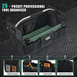 <b>Tool</b> <b>Bag</b> Organizer for Men Multi-Pockets and Adjustable Shoulder Strap Portable <b>Tool</b> Box Home Essentials - Product Image 4