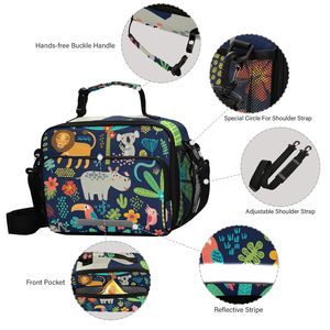 Cartoon Insulated <b>Lunch</b> Bag Portable Thermal Cooler Tote Zipper <b>Lunch</b> <b>Box</b> Bag for Kids School Picnic Travel - Product Image 3