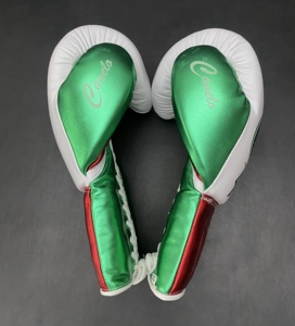 Guantes de Boxeo Personalizados de Cuero Premium para Entrenamiento, Sparring, Kickboxing, MMA, con Impresión de Logotipo, Fabricante y Proveedor OEM - Product Image 2