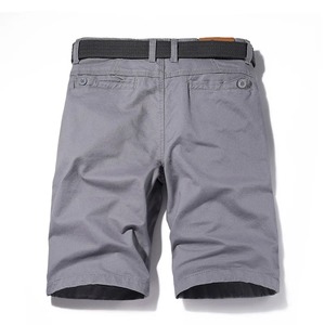 Mens Customized Colors Oxford Bermuda <b>Shorts</b> Solid Color Mid Waist Casual Plaid Lining Elastic Waist Anti-Wrinkle Knitted - Product Image 5