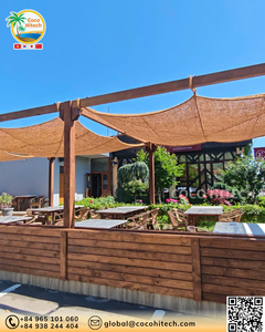 BEST SELLER Coir <b>Shade</b> Sail 5mm Thickness Offers Superior UV protection for Beach Patios Creates Breezy Outdoor Living Space - Product Image 3