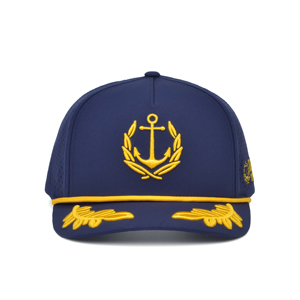 Rope <b>Hats</b> with Custom Logo Custom 3D Embroidered <b>Hats</b> 5 Panel Perforated <b>Hat</b> Performance Rope Cap Waterproof Sports Caps for - Product Image 1