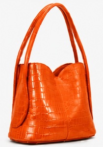 Sac fourre-tout de luxe en cuir véritable bordeaux vintage avec broderie ouverte, idéal pour l'hiver, le printemps, l'automne et toute l'été, pour la plage, pour femme, OEM ODM - Product Image 5