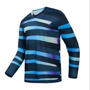 เสื้อเจอร์ซีย์ BMX ผ้าตาข่ายระบายอากาศ แขนยาว แห้งเร็ว ออกแบบเองได้ ปรับแต่งได้ โพลีเอสเตอร์ % - Product Image 5