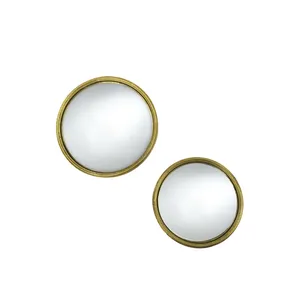 Oval Gold Plated Wall <b>Mirror</b> Traditional Design Home Decor for Living Room Bedroom Hallway Single Piece - Product Image 3