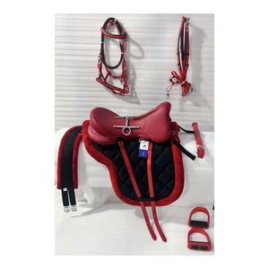 Conjunto completo exclusivo de productos ingleses para carreras de caballos, silla de montar de resistencia para caballos ecuestres con estructura de plástico irrompible - Product Image 4