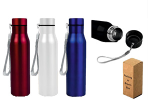 Bouteille d'eau PureLife Aqua Steel promotionnelle avec personnalisation et impression pour la fête des mères et les cadeaux de Thanksgiving - Product Image 5