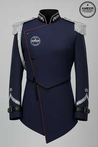 Uniforme de Banda de Marcha al por Mayor Hecho de 100% Algodón o Poliéster de Primera Calidad para Hombres, Mujeres y Adultos, Tallas y Colores Personalizados - Product Image 3