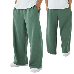 Custom Made Trendy Style Casual Straight Mid <b>Waist</b> Flare <b>Trouser</b> for Men High Quality Polyester / Cotton Elegant Design - Product Image 1