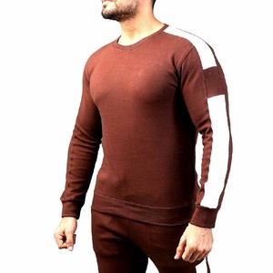 Nuevo Conjunto Deportivo de Moda para Hombre, 100% Algodón de Alta Calidad, Estilo Casual, Logotipo Personalizado Impreso, Patrón Liso, Opción en Blanco, Conjuntos Deportivos OEM - Product Image 2