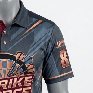 Camiseta Polo Dart Personalizada, Precio de Fábrica OEM/ODM, Proveedor de Ropa Deportiva Ligera, Cómoda y Transpirable de Alta Calidad - Product Image 2