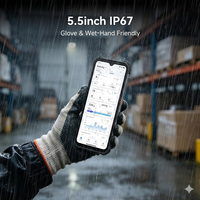 Mobixtech S5 Android 13.0 PDA Portátil de 5.5" con 4G, NFC, Escáner de Código de Barras 2D, Batería de 5000mAh, Gestión de Inventario para Almacenes y Comercios