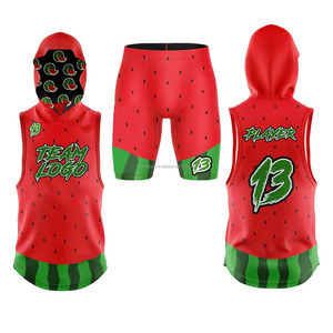 Premium Custom Hooded 7v7 Camiseta de fútbol Manga corta Tallas grandes Ajuste de compresión Transpirable Secado rápido 100% Poliéster - Product Image 1