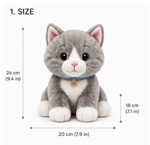 <b>cat</b> <b>plush</b> toy soft <b>cat</b> stuffed animal cute <b>cat</b> <b>plush</b> doll cartoon <b>cat</b> soft toy kitten cuddle toy kawaii <b>cat</b> <b>plush</b> - Product Image 2