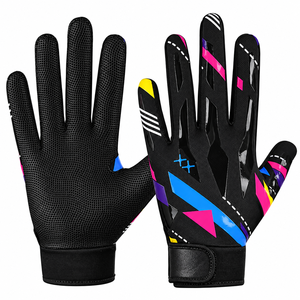 New Design Top Selling High Quality Breathable Adult Men Baseball Batting Gloves Leather Eco-Friendly Custom Logo - Product Image 1