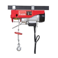 Nouvelle treuil électrique portable à câble métallique 250 kg pour usage domestique 230 V monophasé mini treuil à câble