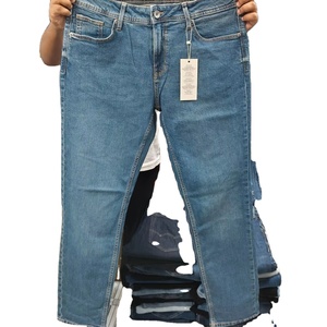 กางเกงยีนส์เอวสูงสไตล์วินเทจทรงตรงใส่สบายเดนิมซักได้ไซส์ใหญ่พิเศษสำหรับงานปาร์ตี้อย่างเป็นทางการในฤดูหนาว - Product Image 4