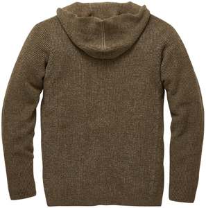 Sweat à capuche tricoté thermique épais 450 GSM, coupe ample à épaules tombantes, couleur unie, unisexe, pour homme, directement de l'usine - Product Image 5