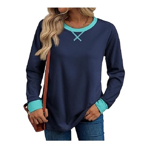 Sweat-shirt écologique en molleton 100% coton à carreaux pour femmes Meilleure vente Service OEM du prix de gros de l'usine du Bangladesh - Product Image 1