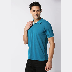 Polo de Lujo para Hombre, Corte Slim, 100% Algodón, Secado Rápido, Bordado, Manga Corta, Estilo Uniforme para Golf, Colorido, Técnico - Product Image 2
