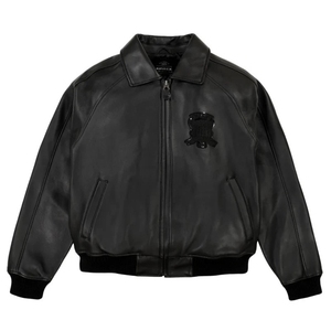 แจ็คเก็ตหนังแท้สไตล์วินเทจแบบสั่งทำพิเศษ แจ็คเก็ตฤดูหนาวสำหรับผู้ชาย หนังวัวแท้ แจ็คเก็ตสำหรับขี่มอเตอร์ไซค์ - Product Image 1