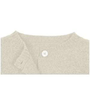 ODM OEM Cárdigan de cuello alto para mujer Estilo chino Manga larga de punto con tejido fino Ajuste suelto para la temporada de otoño - Product Image 5