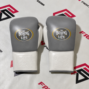 Guantes de Muay Thai para entrenamiento, hechos a mano en Pakistán, de cuero genuino de vaca, transpirables y con cordones, de los más vendidos. - Product Image 3