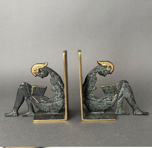 Sujetalibros decorativos de metal con diseño de columna romana antigua, disponibles a precios de mayorista para un aspecto arquitectónico y sofisticado. - Product Image 2