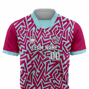 Fabricant d'uniformes de football 100% polyester sur mesure, ensemble de maillots de football, fournisseur de vêtements d'équipe OEM ODM, respirant, séchage rapide, été - Product Image 4