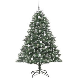 Sapin de Noël artificiel vert de 82,68 pouces avec 300 LED - Product Image 4