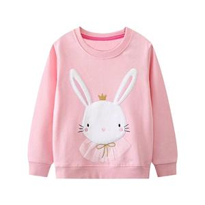 Sweat-shirt pour bébé, haut imprimé, col rond, manches longues, décontracté, hiver, personnalisable, doublé, 100% coton polaire - Product Image 3