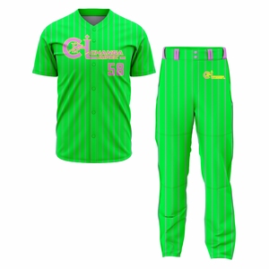 Uniforme de baseball sublimé de qualité supérieure avec tissu sportif respirant - Product Image 1