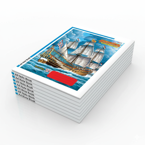 Cuaderno Impreso A4 Hawamahal, 216 Páginas, 60 GSM, Cubierta con Diseño de Barco, para Uso Escolar, de Oficina o como Regalo - Product Image 5