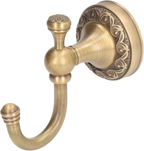 Brass <b>Hook</b> Hanger <b>Wall</b> Mount for Bathroom or Bedside Decoration Premium-quality Brass <b>Key</b> Holder <b>Hooks</b> with Sturdy <b>Wall</b> Mounted - Product Image 5