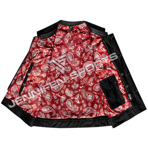 Chaleco de cuero genuino de vaca transpirable y profesional para mujer, al mejor precio, MOQ bajo, listo para enviar, chaleco de cuero para motocicleta en venta - Product Image 5