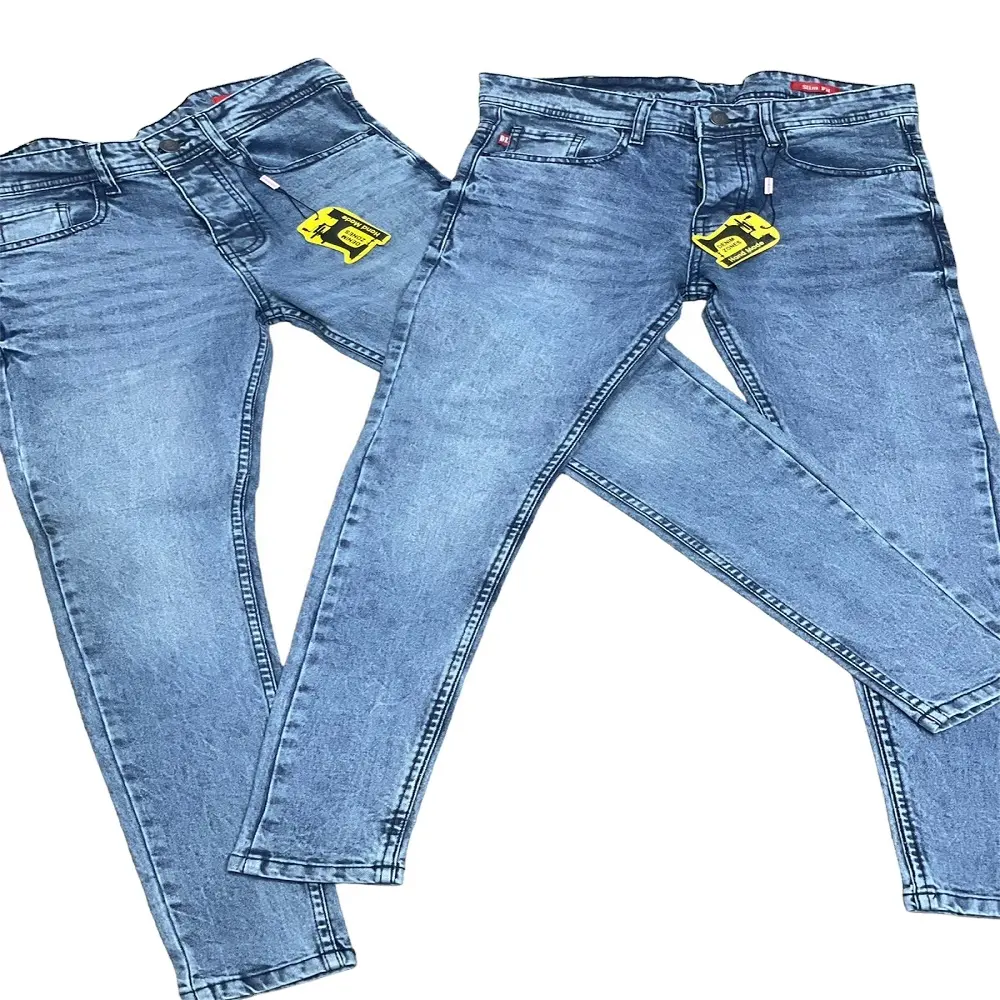 גבוהה באיכות קיימא ינס מכנסיים לגברים עם מותג לוגו ותגים זמין בכל גדלים במפעל שיעורי