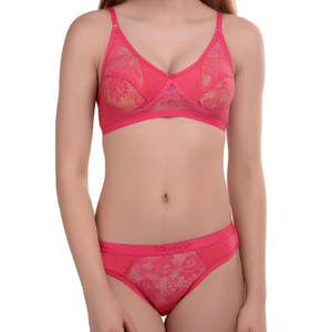 Ensemble de lingerie sexy pour femmes en deux pièces sans armatures, doux, respirant, écologique, soutien-gorge et culotte, design élégant et confortable, Bangladesh - Product Image 1