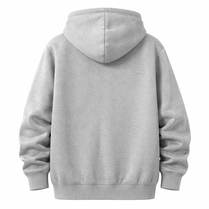 Sudadera con capucha y cremallera de talla grande personalizada al por mayor - Fabricante OEM directo para pedidos al por mayor - Product Image 2
