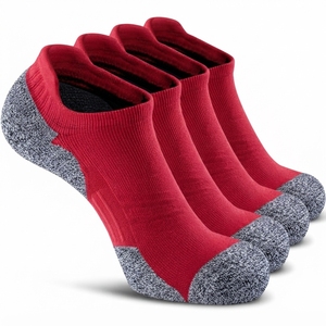 Chaussettes de sport en nylon tricotées personnalisées avec logo pour cyclisme et course à pied, chaussettes d'été respirantes à compression rapide pour jeunes - Product Image 3