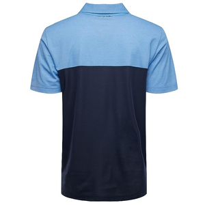 Polo de algodón para hombre, corte ajustado, manga corta, azul y negro en contraste, para primavera, exportación directa de Bangladesh, para niños. - Product Image 2