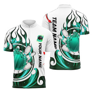 Chemises de bowling personnalisées pour hommes, maillot de bowling avec nom personnalisé, polo imprimé en 3D pour les joueurs de bowling, cadeau unique pour les amateurs de bowling - Product Image 5